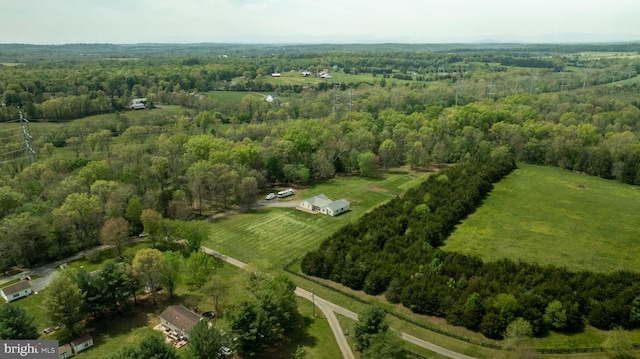 11490 Tilia Ln, Bealeton, VA 22712 - aerial view of property's location with a heavily wooded area and rural landscape