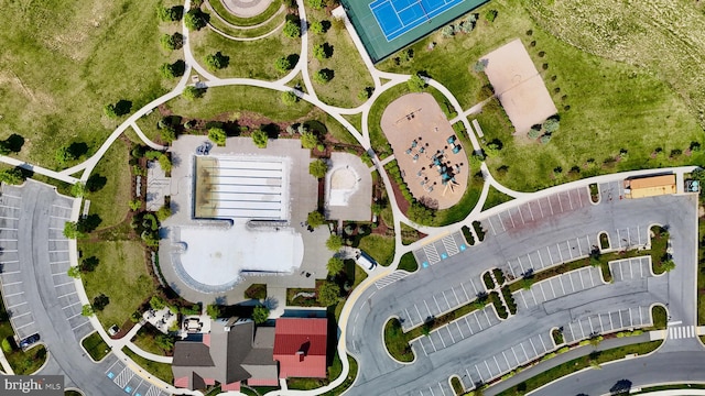 drone / aerial view