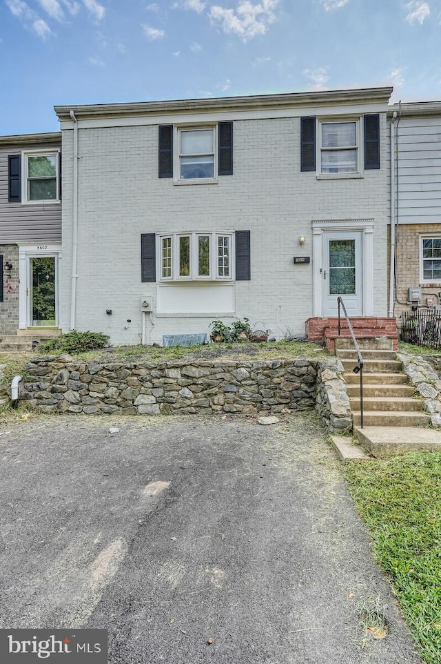 multi unit property with brick siding