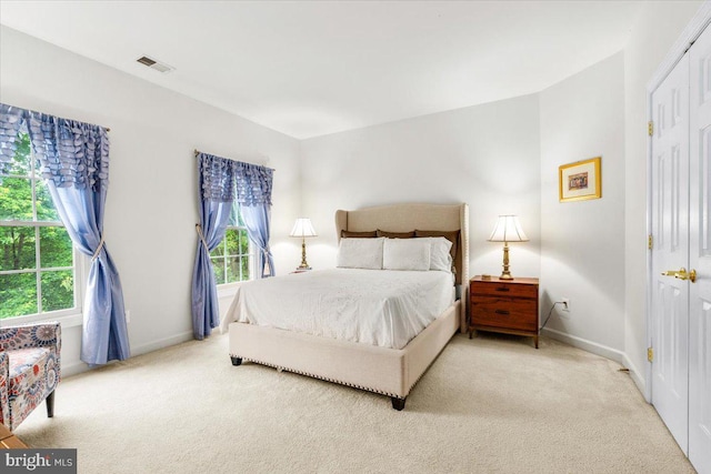 3747 Spicebush Dr, Frederick, MD 21704 - bedroom featuring carpet flooring, multiple windows, a closet, and baseboards