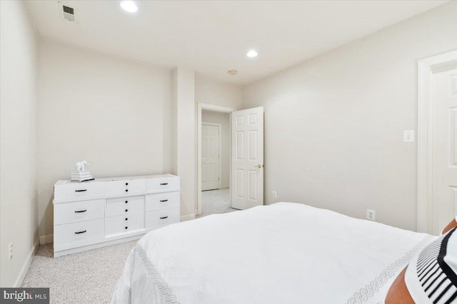 3747 Spicebush Dr, Frederick, MD 21704 - bedroom with light carpet, recessed lighting, and baseboards