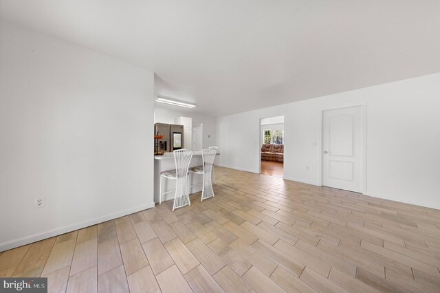 316 Nautilus Dr, Manahawkin, NJ 08050 - unfurnished living room with light wood finished floors