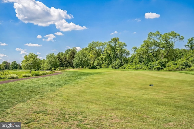 22 Sawgrass Dr, Mount Holly, NJ 08060 - view of home's community with view of golf course, a lawn, and view of scattered trees