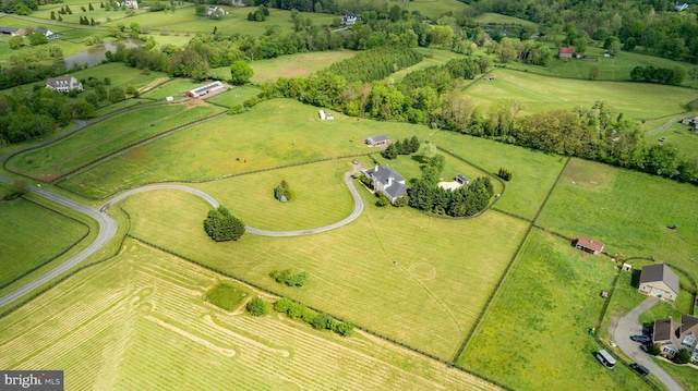 overview of rural landscape featuring a pastoral area