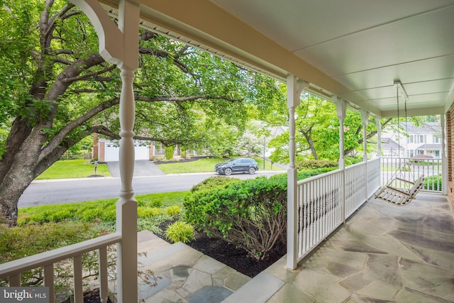 8 Botany Ct, North Potomac, MD 20878 - view of covered porch