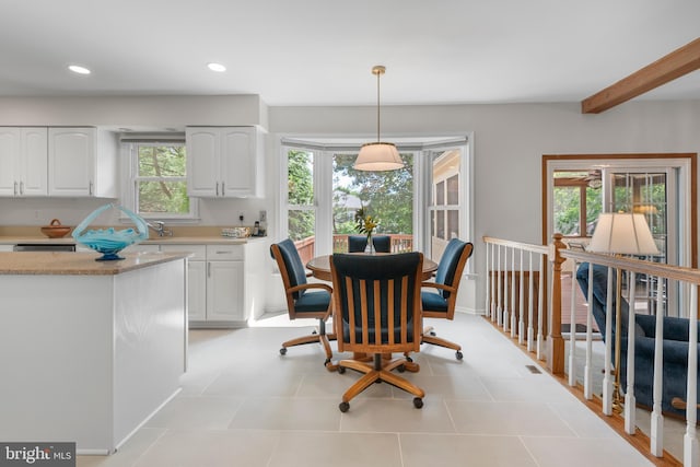 8 Botany Ct, North Potomac, MD 20878 - dining space featuring recessed lighting