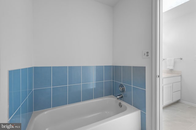 8 Botany Ct, North Potomac, MD 20878 - full bathroom with a garden tub and vanity