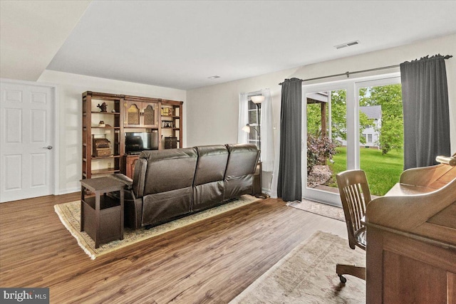 2218 W Greenleaf Dr W, Frederick, MD 21702 - home office featuring wood finished floors