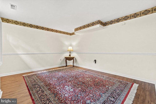 2218 W Greenleaf Dr W, Frederick, MD 21702 - spare room featuring wood finished floors and baseboards