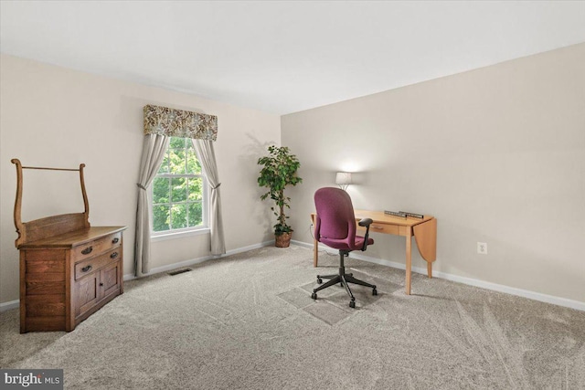 2218 W Greenleaf Dr W, Frederick, MD 21702 - carpeted office featuring baseboards