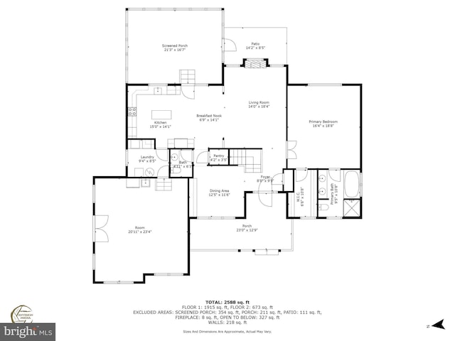 9420 River View Rd, Broomes Island, MD 20615 - property floor plan