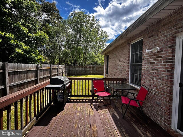 331 Lora Dr, Woodstock, VA 22664 - deck with outdoor dining space