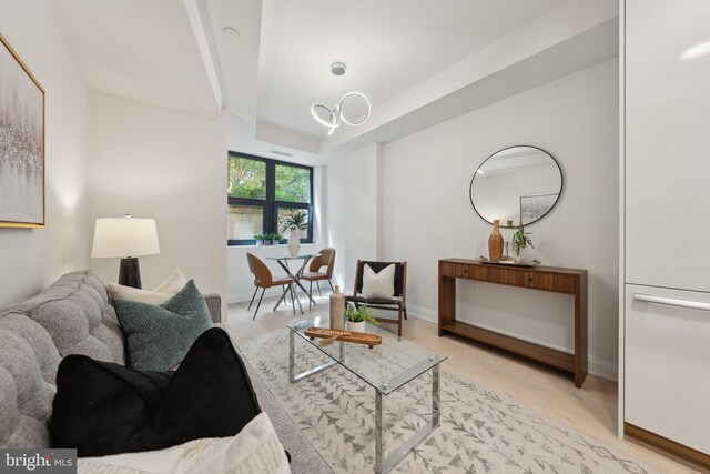 1427 Rhode Island Ave NW Unit L01, Washington, DC 20005 - living area with light wood finished floors and baseboards