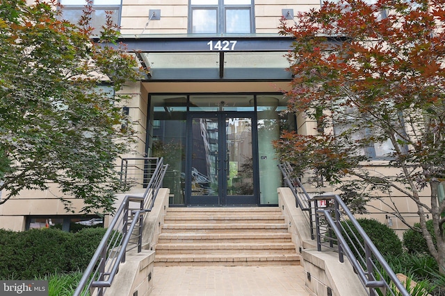 1427 Rhode Island Ave NW Unit L01, Washington, DC 20005 - view of exterior entry featuring french doors