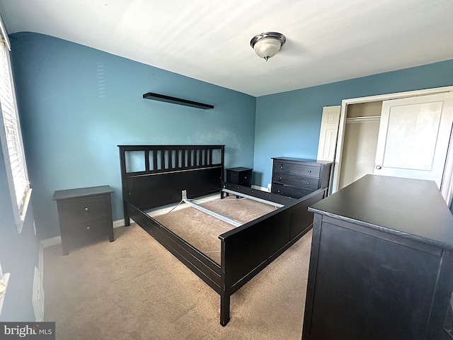 1206 Cedarcroft Rd, Baltimore, MD 21239 - bedroom with carpet, a closet, and baseboards