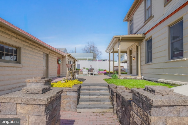 301 Meyers Ave, Meyersdale, PA 15552 - view of yard featuring a patio area and fence