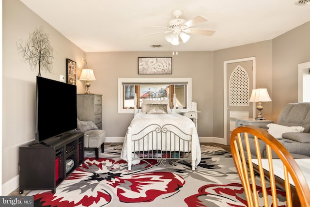 301 Meyers Ave, Meyersdale, PA 15552 - bedroom featuring baseboards and ceiling fan