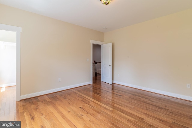 3925 Ashwood Pl, Falls Church, VA 22041 - unfurnished room with light wood finished floors and baseboards