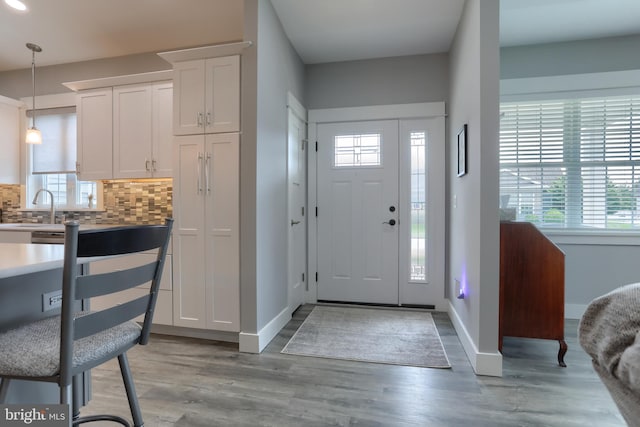 82 S Village Cir Unit 238, Palmyra, PA 17078 - entryway with light wood finished floors and baseboards