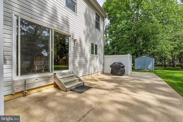 22 Devonshire Dr, Voorhees, NJ 08043 - view of patio / terrace with grilling area and entry steps