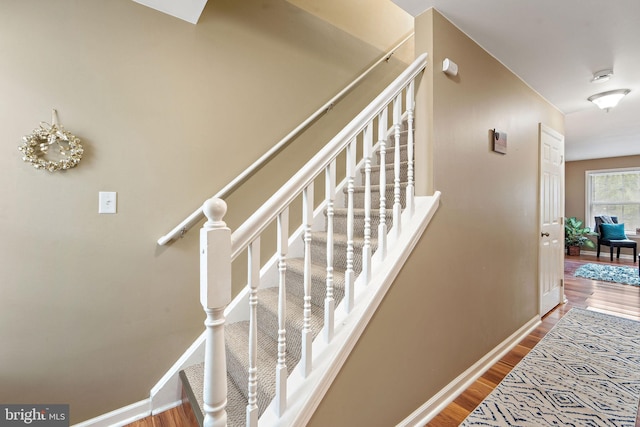 96 High Meadows Dr, Sicklerville, NJ 08081 - stairs featuring wood finished floors and baseboards