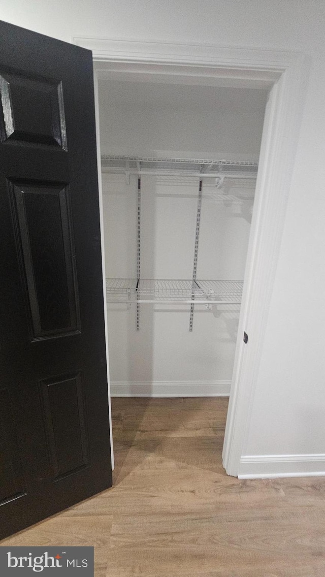 view of closet