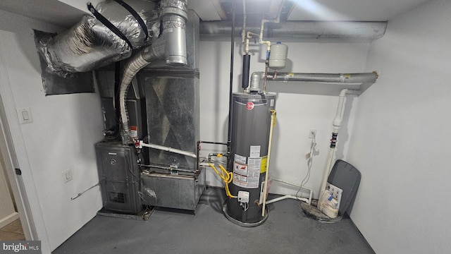 utilities featuring water heater
