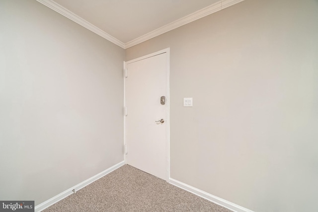 8318 Kingsgate Rd Unit 537, Springfield, VA 22152 - carpeted empty room with ornamental molding and baseboards