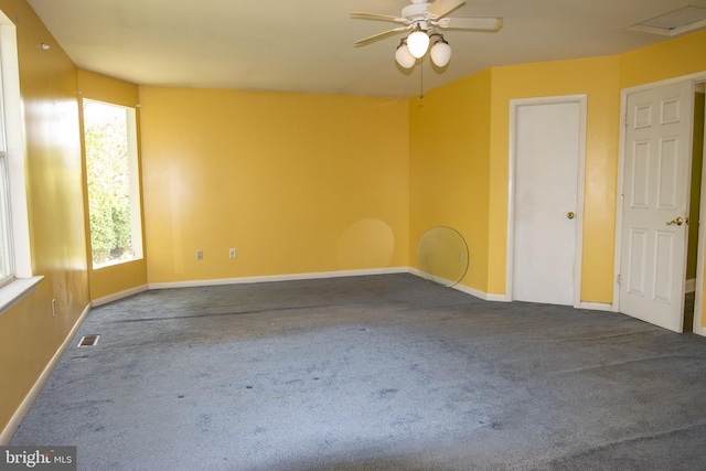 1158 Custer Dr, Auburn, PA 17922 - carpeted spare room with baseboards and a ceiling fan