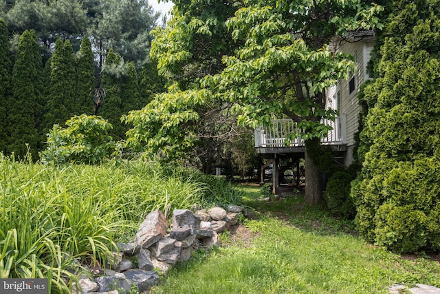 1158 Custer Dr, Auburn, PA 17922 - view of yard featuring a deck