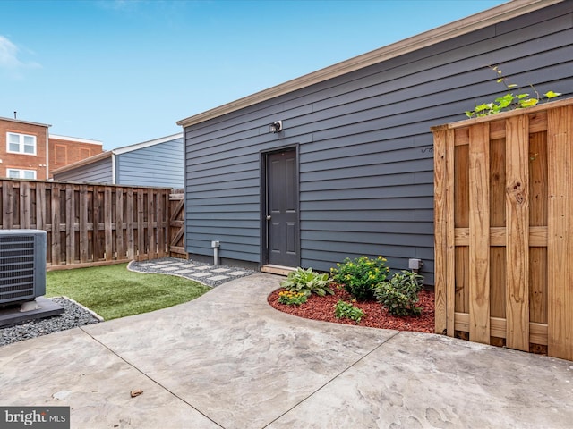 9411 Zebedee St, Manassas, VA 20110 - view of outdoor structure featuring central air condition unit