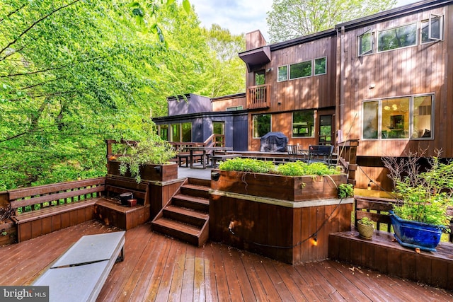view of deck
