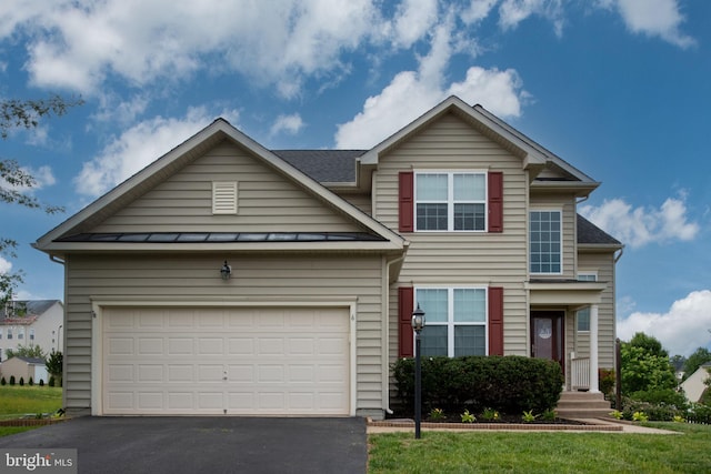 6 Ivy Spring Ln, Fredericksburg, VA 22406 - traditional-style house featuring asphalt driveway and an attached garage