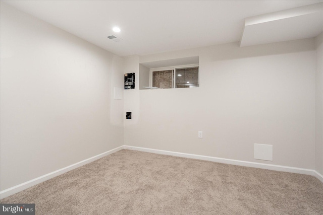 1413 E Lafayette Ave, Baltimore, MD 21213 - carpeted empty room featuring baseboards
