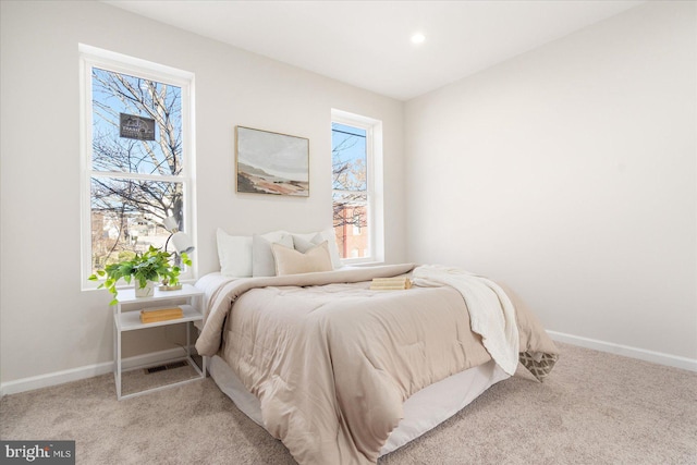 1413 E Lafayette Ave, Baltimore, MD 21213 - carpeted bedroom featuring baseboards and recessed lighting
