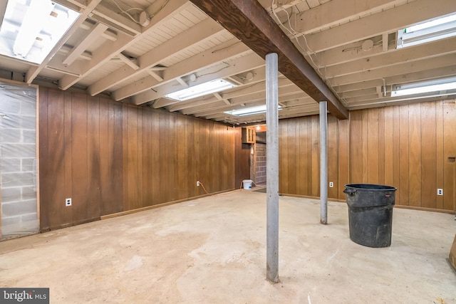 800 Little Shiloh Rd, West Chester, PA 19382 - below grade area with wood walls