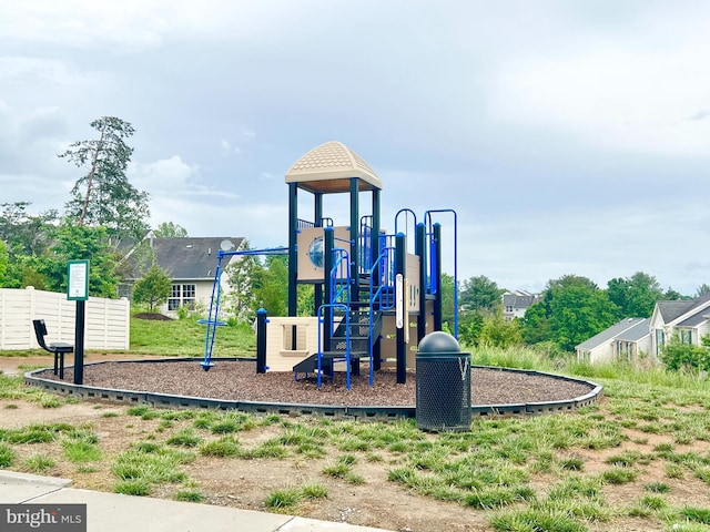 view of community playground