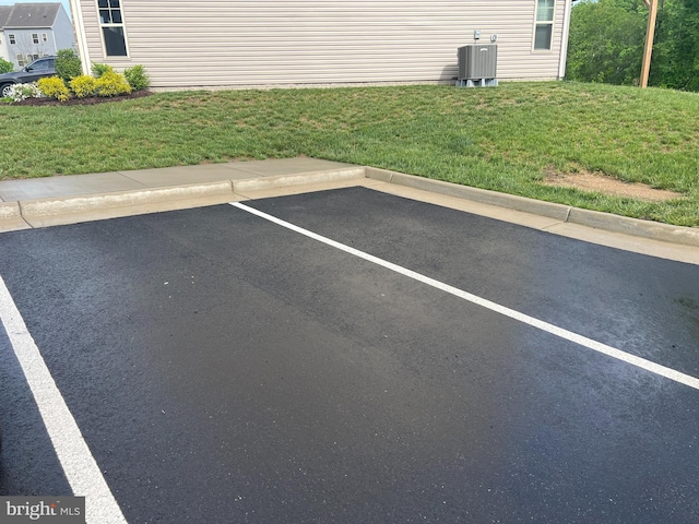 view of uncovered parking lot