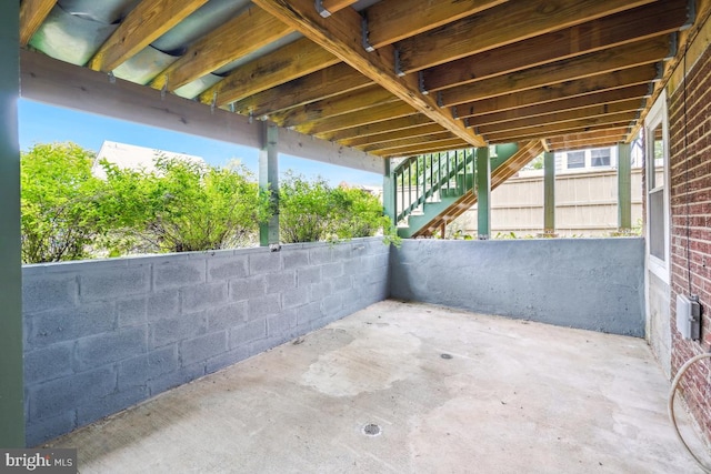 1706 Otis St NE, Washington, DC 20018 - view of patio with stairway