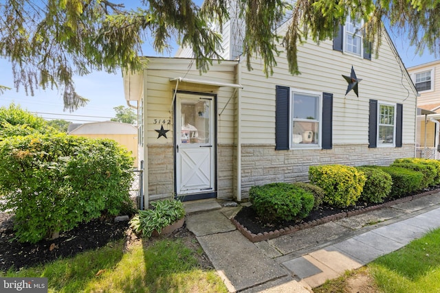 3142 Yorkway, Baltimore, MD 21222 - view of front facade featuring stone siding