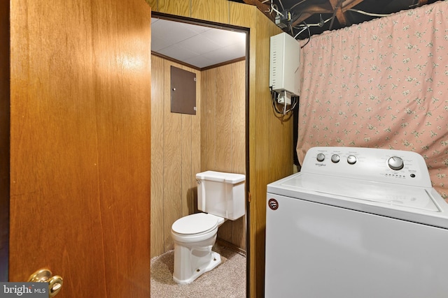 3142 Yorkway, Baltimore, MD 21222 - full bath with washer / dryer, electric panel, and water heater