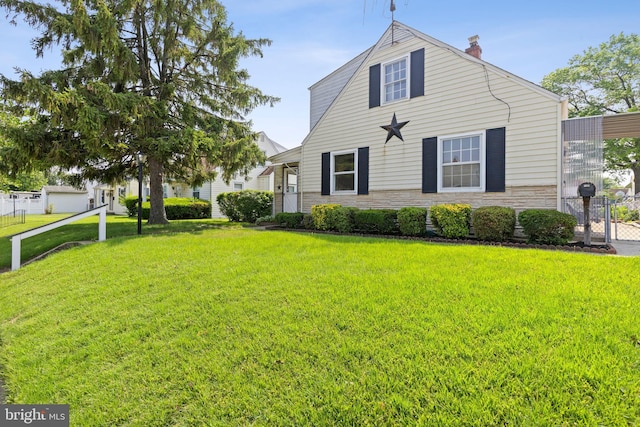 3142 Yorkway, Baltimore, MD 21222 - view of front of home with a chimney and stone siding