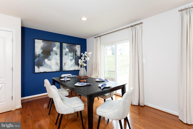 HOMESITE96 Pheasant Ridge Rd, Hanover, PA 17331 - dining space with wood finished floors, baseboards, and recessed lighting