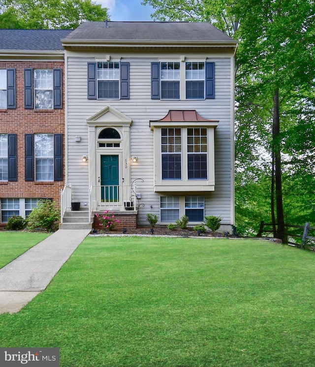 630 Brookedge Ct, Bowie, MD 20721 - view of front facade with a front lawn
