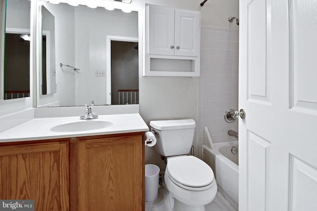 630 Brookedge Ct, Bowie, MD 20721 - full bath featuring vanity, toilet, and tub / shower combination