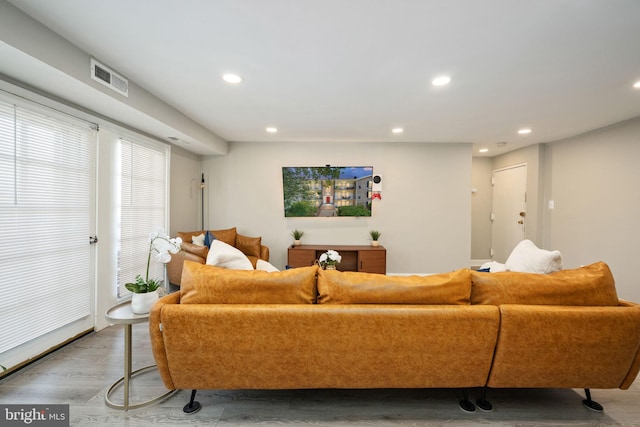 12705 Gordon Blvd Unit 37, Woodbridge, VA 22192 - living area with recessed lighting and wood finished floors