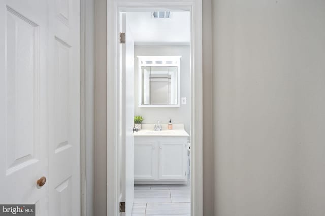 12705 Gordon Blvd Unit 37, Woodbridge, VA 22192 - bathroom with vanity and tile patterned floors
