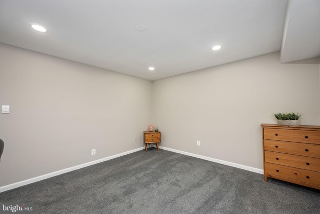 12705 Gordon Blvd Unit 37, Woodbridge, VA 22192 - empty room featuring dark colored carpet and recessed lighting