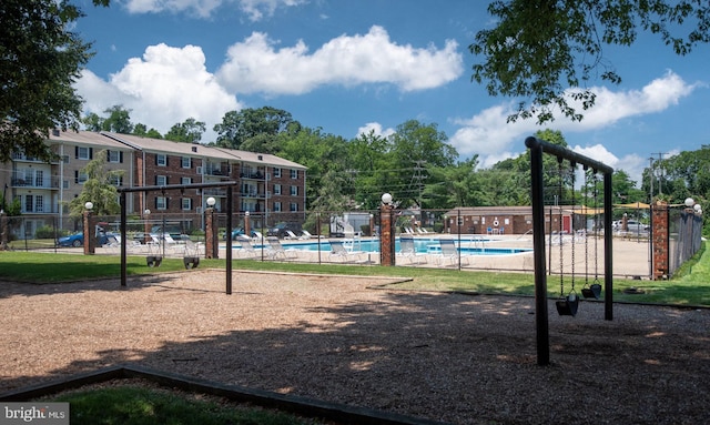 12705 Gordon Blvd Unit 37, Woodbridge, VA 22192 - view of play area with a community pool