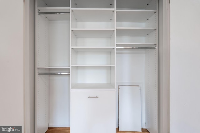view of closet